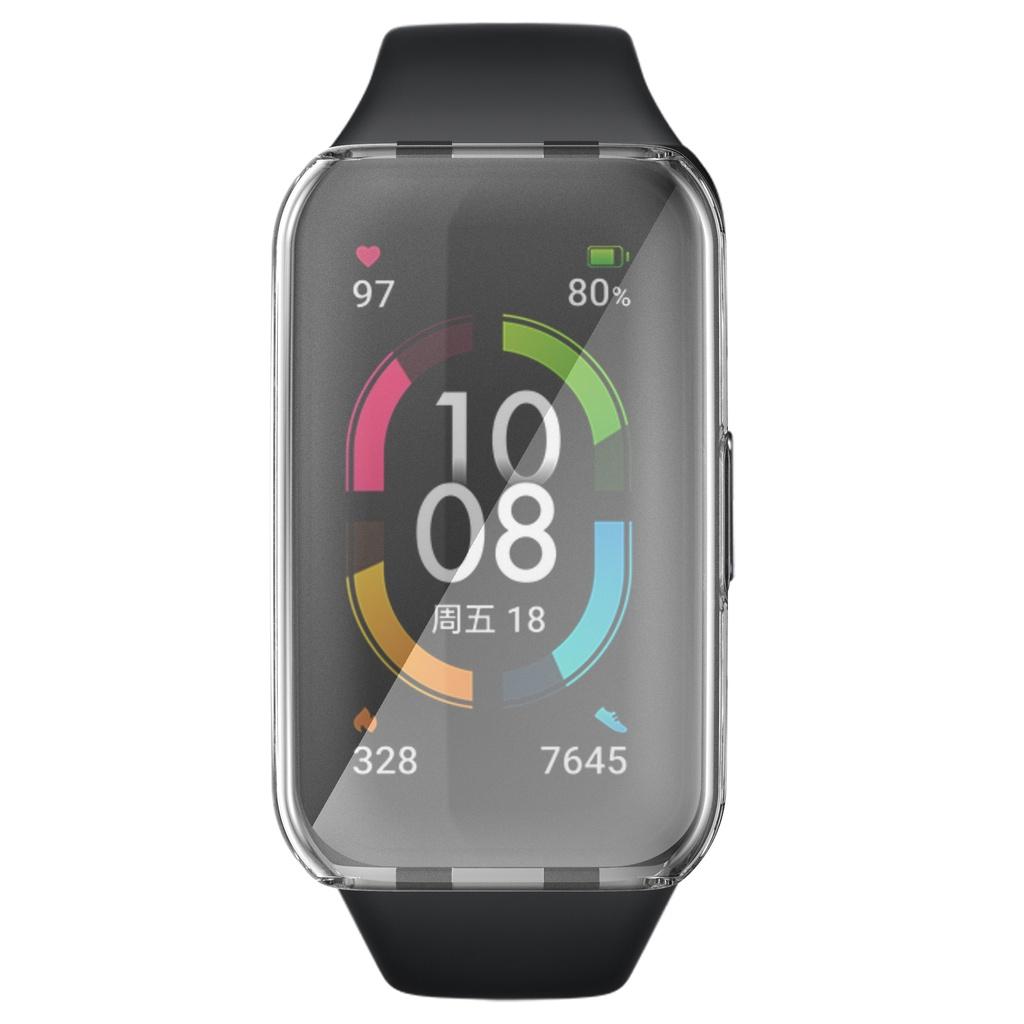 Ремешок + чехол из ТПУ для Huawei Band 8 7 6 Honor 6 Pro металлический магнитный ремешок для часов из нержавеющей стали