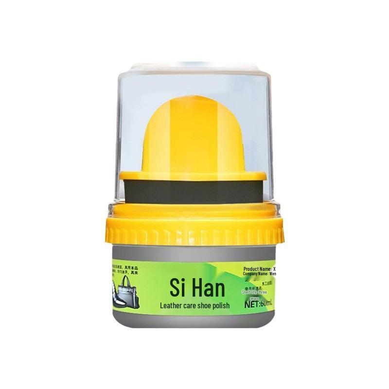 Portable Multifunctional Shoe Care Kit: Polishing Sponge, Cleaner, Brush, Wax for Autumn/Winter (Colorless)