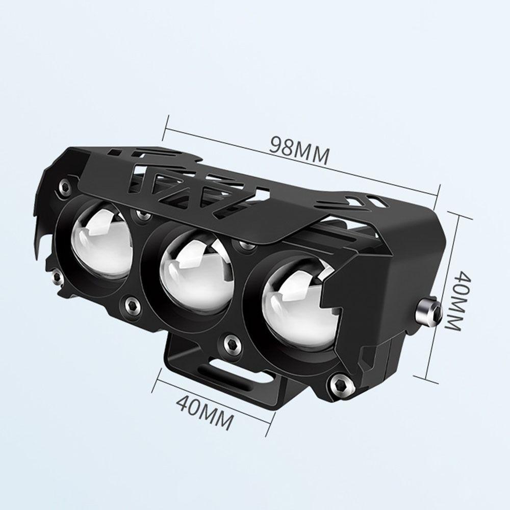 Super Bright Hi/Low Beam Fog Lamps Dual Color Driving Light for Car Trucks SUV UTV