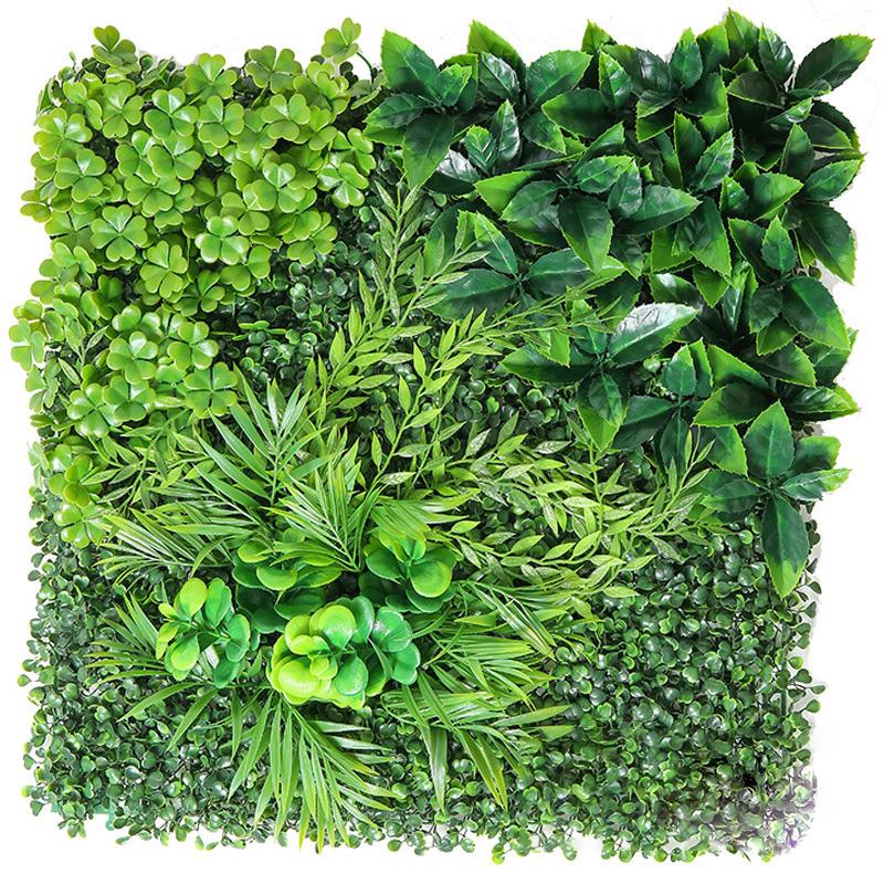 50x50CM Home Decor Lawn Carpet Artificial Plant Wall Panel Flower Wall UV Protection