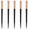 Happy Set of Made of Made In PID6559 J-kitchens Chopsticks, 5, Wood, Japan,