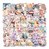 50 Cute Cat Diaries Japanese Cute Cartoon Graffiti Stickers Cute Pet Cat Life Daily Stickers