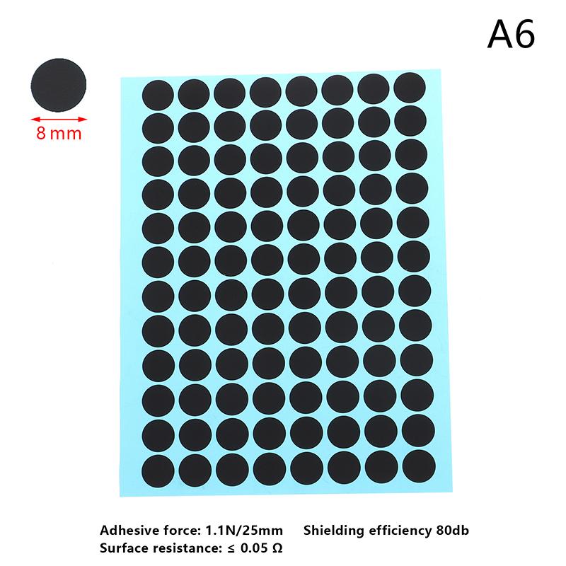 Diameter 1.5/2/3.5/7/8/9MM Black Conductive Rubber Pads Keypad Repair Kit For IR Remote Control Conductive Rubber Buttons'