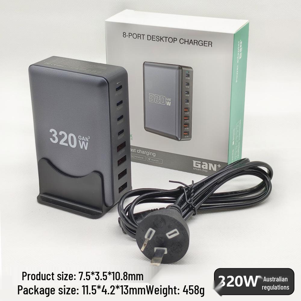 Многоваттное GaN зарядное устройство: 320 Вт, 440 Вт, 500 Вт, 600 Вт Настольные решения для зарядки
