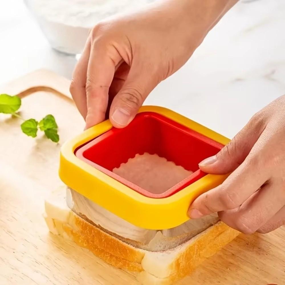 Multi-purpose Sandwich Cutting Mold Stainless Steel Cartoon Heart-shaped Biscuit Molds