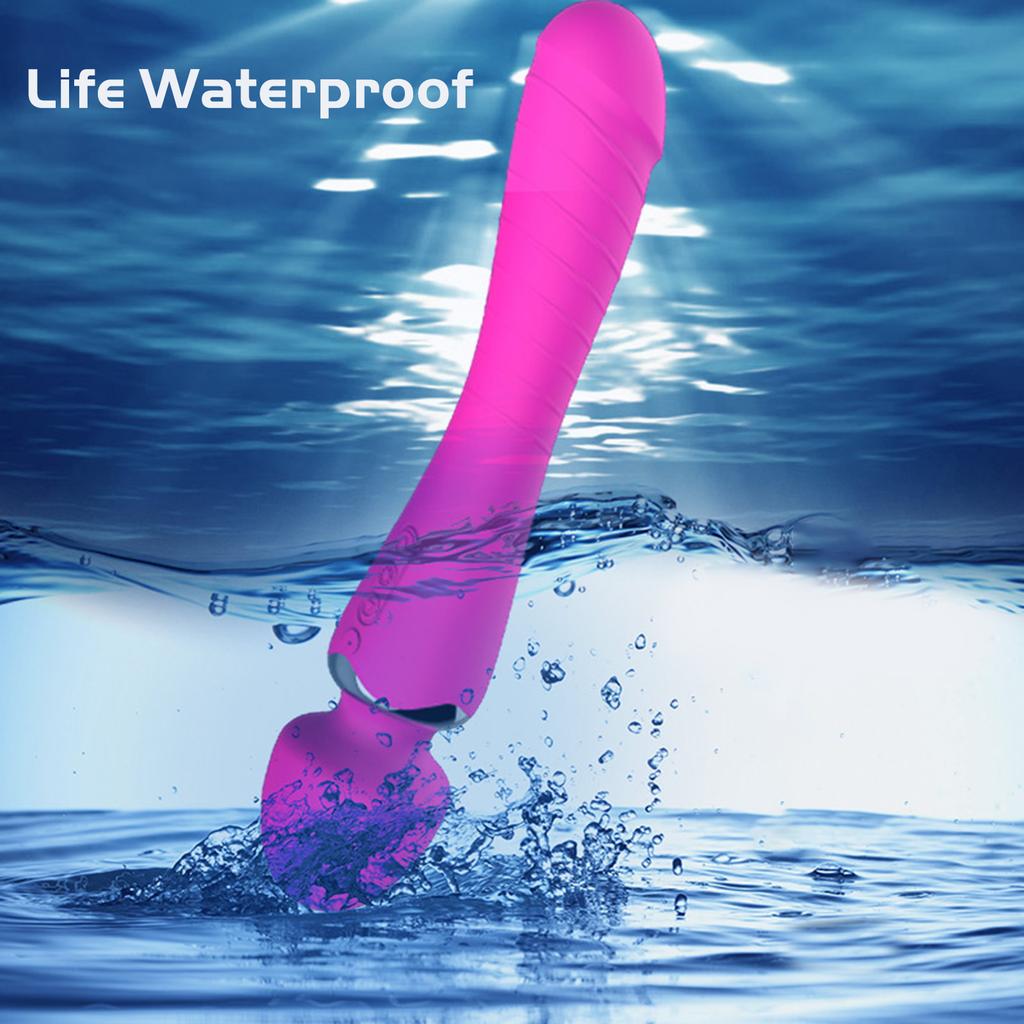 Женские вибрационные секс-игрушки для взрослых, согревающие двухголовые AV-палки, женские флирт-мастурбационные игрушки, массажные секс-игрушки