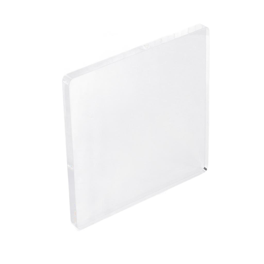 Акриловый блок 15x15 см, удобный для захвата, безопасный, с круглым углом, прозрачный, многоразовый, прозрачные штампы для Scr