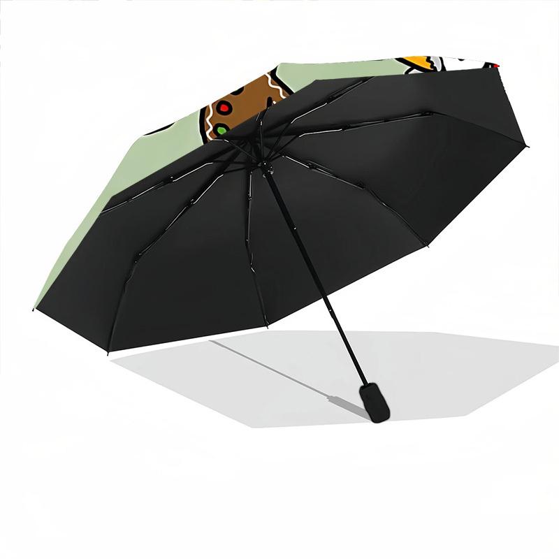 1pc Christmas, Ducks Open/Close Folding Umbrella, All- Portable Umbrella for & Men, Stylish Accessory (Holiday Gift) 8-Rib yy251213122
