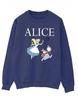 Womens/Ladies Alice In Wonderland Follow The Rabbit Sweatshirt