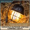 LED Retro Camping Lamp Hanging Tent Lamp Waterproof Dimmable Camping Lights Emergency Light for Outdoor