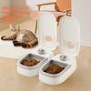 Pet Cat and Dog Bowl Automatic Feeder, Dry and Wet Food, Dual Meal Separation, Home Timing and Quantitative Meal Feeding Supplies