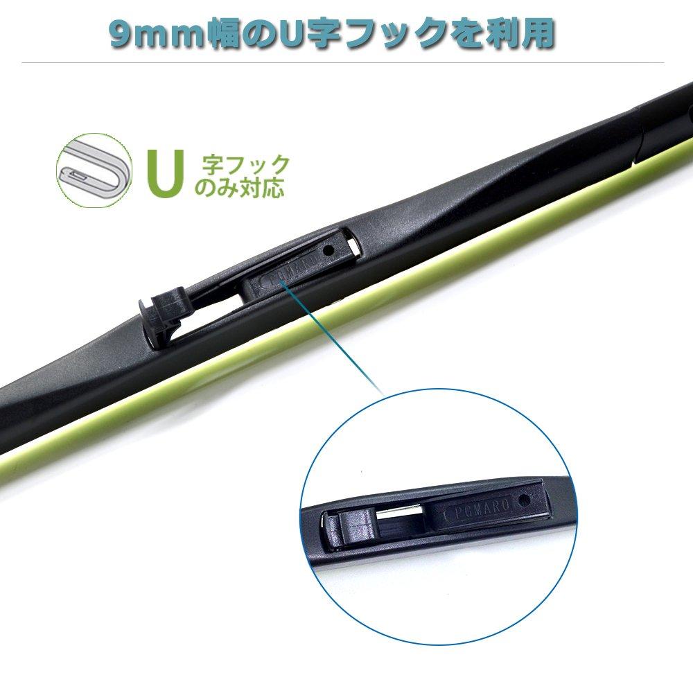 PGMARO Новая автомобильная аэродинамическая щетка стеклоочистителя Familia S Wagon BJ5 8 FW Honda Toyota Mazda Nissan Subaru Aero Wiper Strong Water Repellent Coat U Clip 525 мм 475 мм
