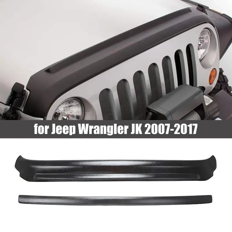 Защита капота от камней и насекомых, дефлектор капота для Jeep Wrangler JK 2007-2017