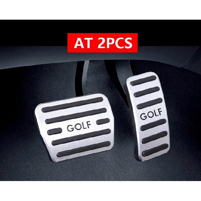 Ножная педаль автомобиля из алюминиевого сплава, педаль акселератора газа, педаль тормоза, крышка педали сцепления MT/AT для Volkswagen VW Golf 7 Mk7, аксессуары