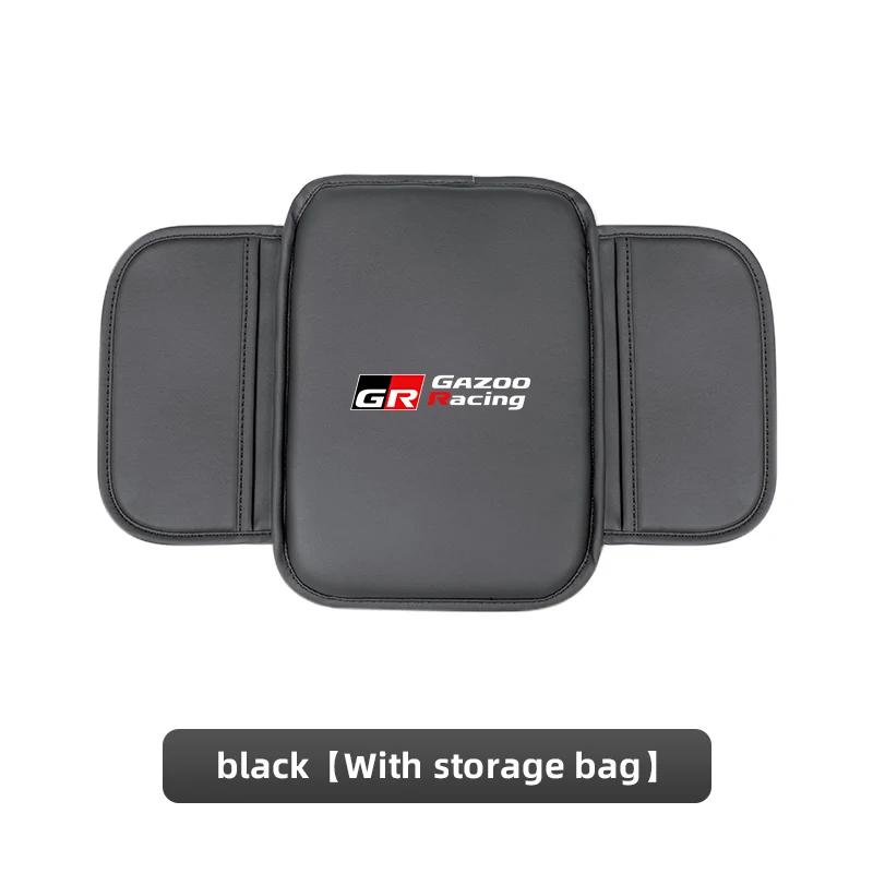 Горячие Для Toyota Для Toyota 2026 Новые Колпаки на Колеса Автомобильный Коврик на Подлокотник Центральная Консоль Кожаная Защитная Подушка Для Toyota Gazoo Racing TR