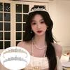 2pcs Sparkling Rhinestone Queen Crown Bride Headdress Wedding Jewelry  Birthday Party