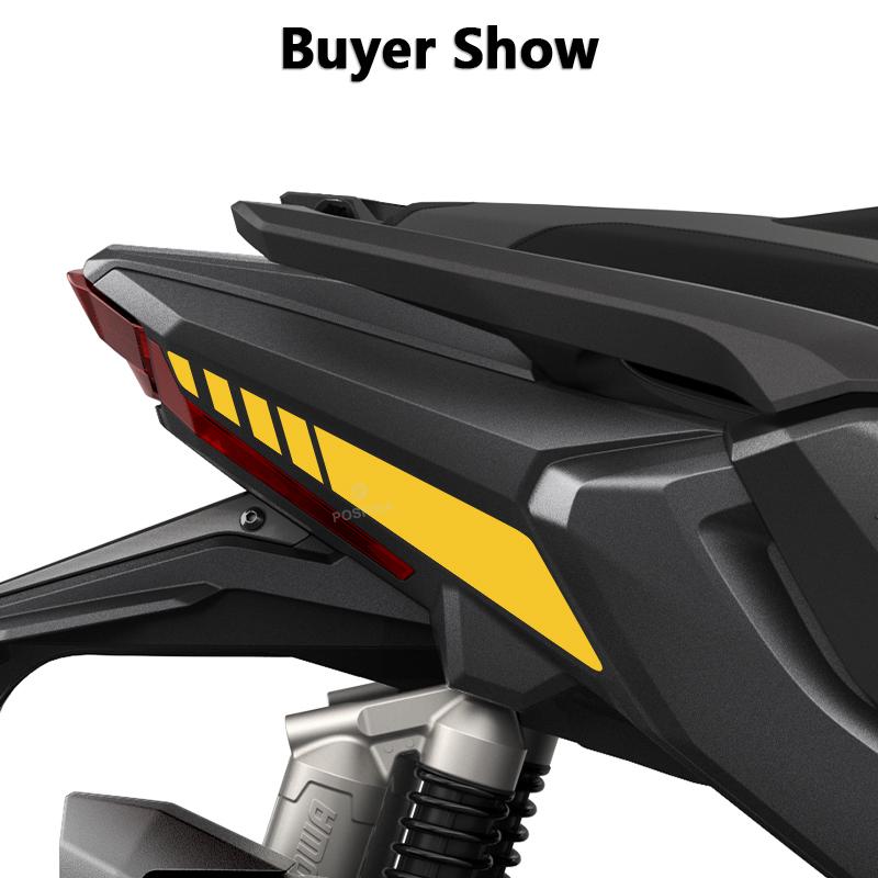 POSFIRA Наклейки на заднее крыло мотоцикла Виниловые наклейки для Honda ADV 350 ADV350 2022 2023 2024 2025 2026 Декоративные аксессуары
