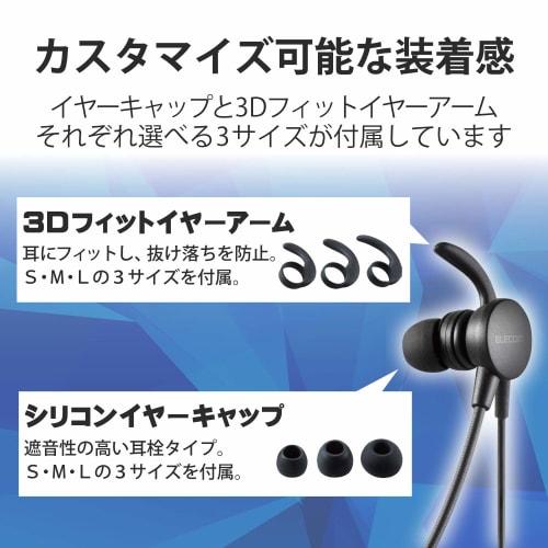 Elecom Гарнитура с микрофоном USB Inner Ear Проводная одно ухо черная HS-EP16UBK