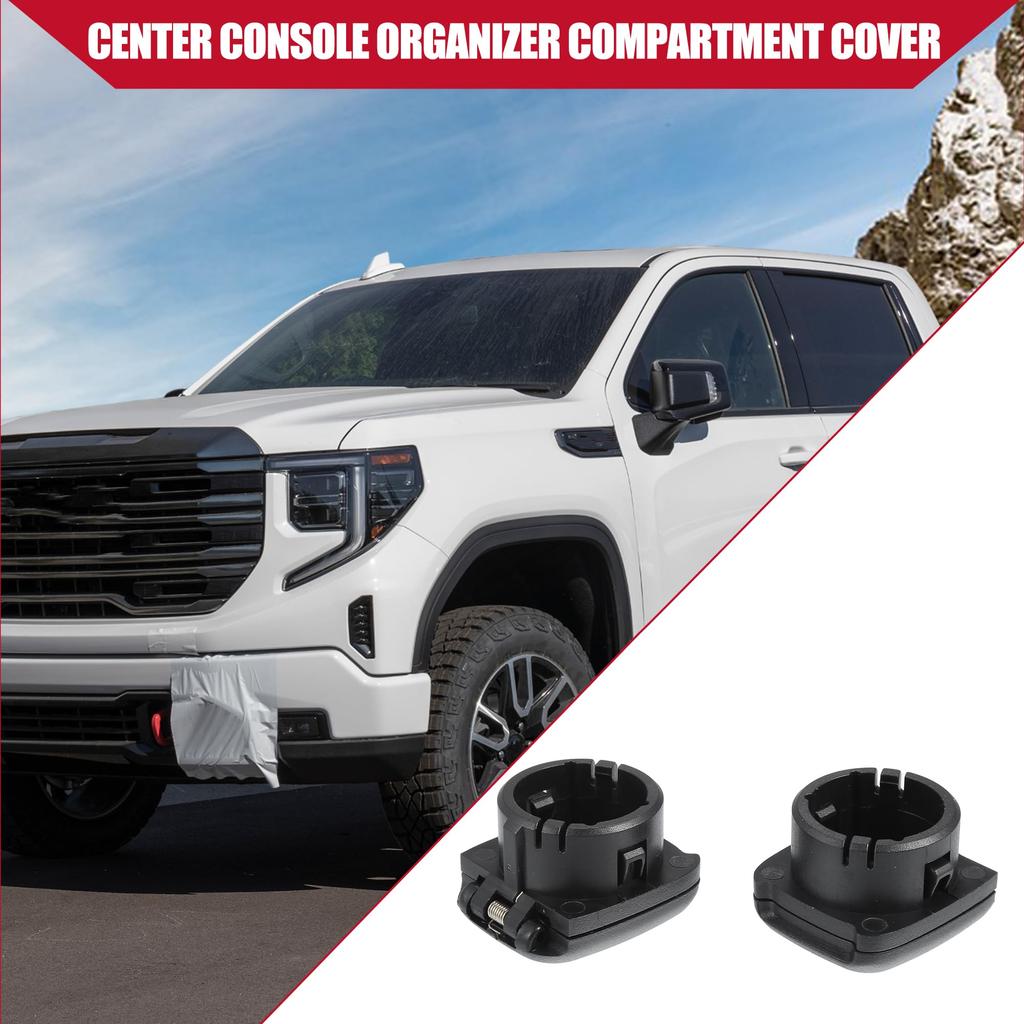 Hihaha Крышка заглушки розетки на центральной консоли автомобиля для Cadillac и Escalade Внутренняя прочная 2 шт. № 84090238/13580623 2015-2020 / / /