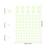 100 Pcs Luminous Wall Stickers Glow In The Dark Stars Sticker Decals for Kids Baby Rooms Colorful Fluorescent Stickers