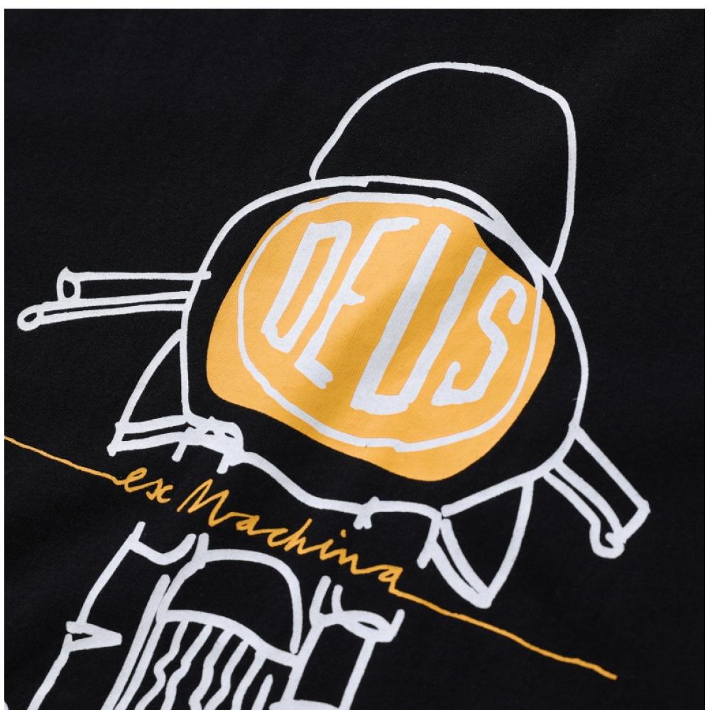 DeuS Ex Machina FronTal MaTchleSS Men S T ShirT Dmw41808h Blk