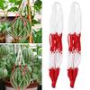 30 Pcs Watermelon Mesh Bags Hammock Reusable Melon Hanging Net Bag Fruit Harvest Trellis Hammock for Watermelon Pumpkin Cantaloupe