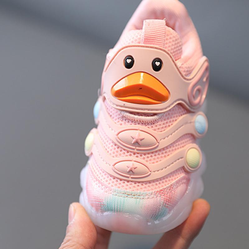 TWINFLAMES Baby Light Shoes New Breathable Mesh Shoes Soft Soled Baby Toddler Shoes Kids Sneakers