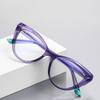 Leopard Frame Cat Eye Glasses For Women TR90 Nearsighted Shortsighted Hyperopia Progressive Bifocal Eyewear