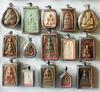 15 тайских буддийских буддийских глиняных амулетов-медальонов-подвесок-подвесок