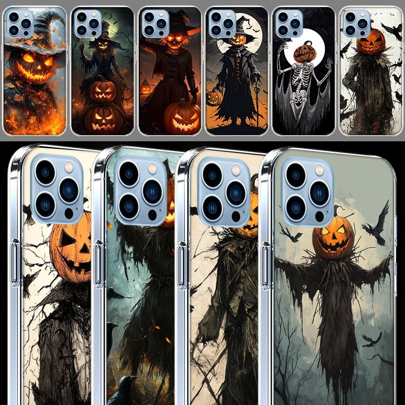 Halloween Pumpkin Man is Here Cases Phone Case For Iphone 17E 16E 17 Air 16 Pro Max 15 Pro 14 Plus 11 13 12 Mini Cover Cases Com