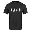 Dancing Cat Ghosts T-shirt Halloween Shirt