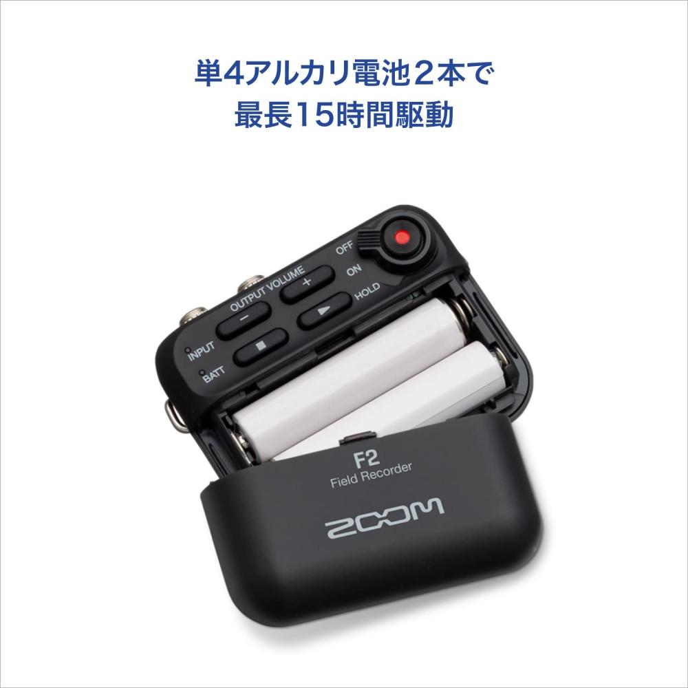 Zoom Zoom Field Recorder 32-битный Float-совместимый черный [включает расширенную гарантию производителя на 3 года] F2B