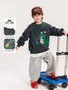 Fairy Tale Autumn Kids' Sweatshirt Set - Long Sleeve Cartoon Tee & Sweatpants