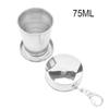 New Stainless Steel Travel Folding Coffee Handcup Telescopic Mug Collapsible Cup