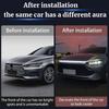 RGB Car Light Strip Turn Signal APP Dynamic Control LED Decor Light Strip Waterproof DIY Refit for Front Engine Hood Decorations