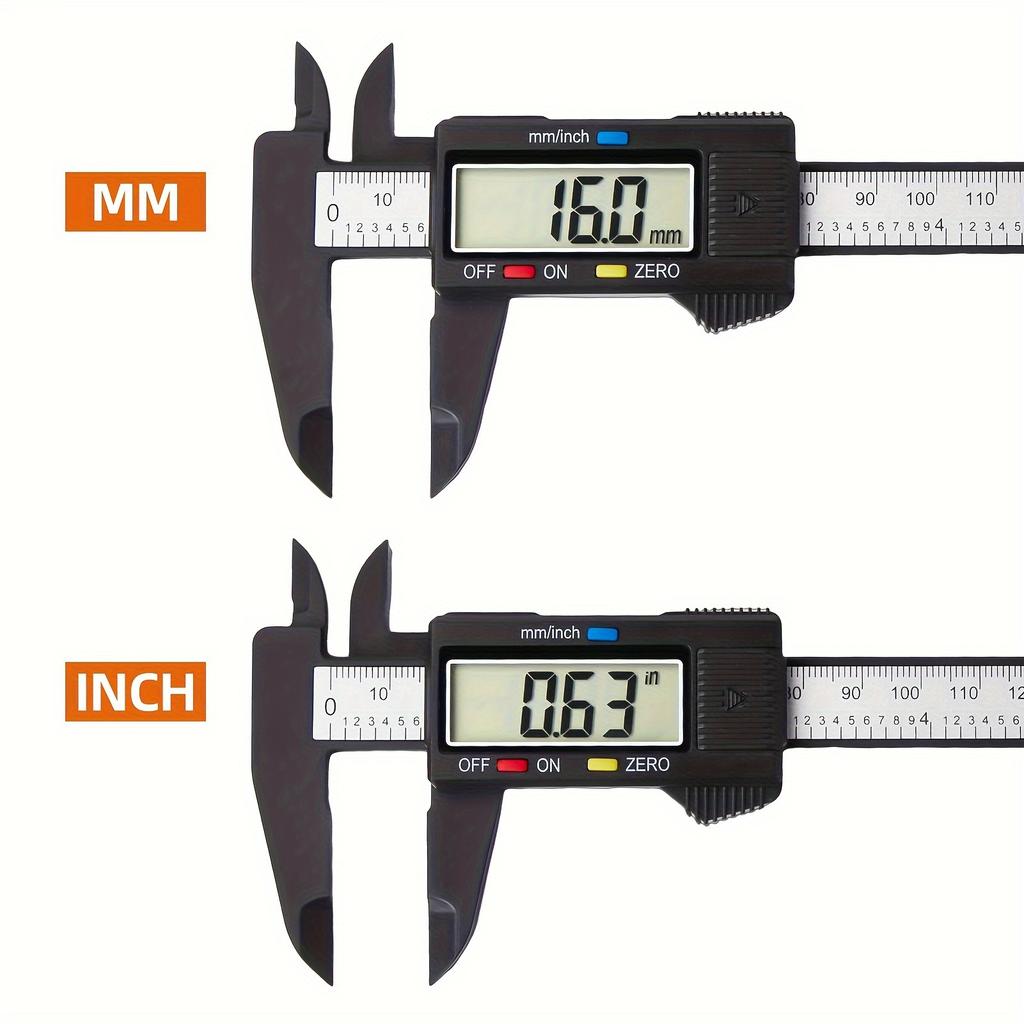 Digital Caliper Electronic Vernier Caliper Dial Vernier Caliper Gauge Micrometer Measuring Tool With Large LCD Screen