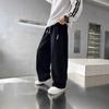Весна 5-14 лет Детские Широкие Спортивные Штаны Подростковые Мальчики Спортивные Брюки Уличная Мода Свободные Брюки Детские Брюки на Резинке