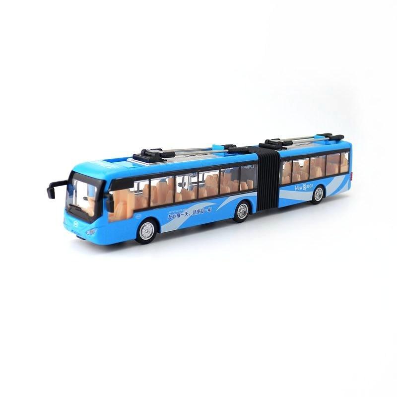 Toy Model Bus With Sound Light Features Design For Kids Play And Collecting