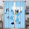 B-BlueyS Blackout Curtain for Room 2 Panel Modern Living Room Curtains 2 Pieces Home Interior Curtains Shades Tulle for Bedroom
