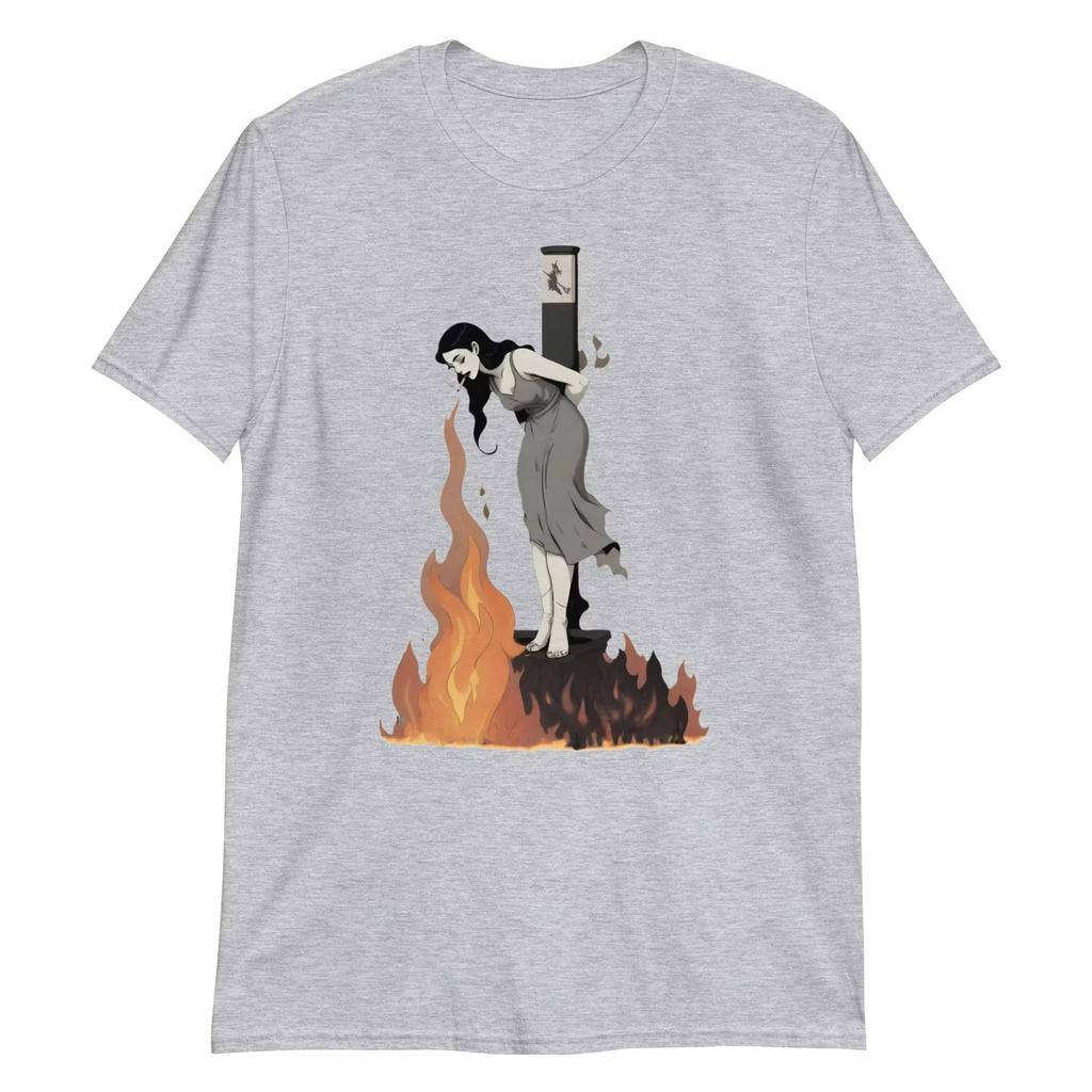 2025 Новая летняя повседневная футболка с коротким рукавом с принтом, хлопковая, обычного кроя, с круглым вырезом, дышащая, свободная, унисекс, мужская, женская одежда