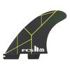 Test Fins II KA PC Large Black/Acid Tri FCS