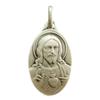 Pointing To the Sacred Heart Jesus Christ Medal Pendant Silver Made In France