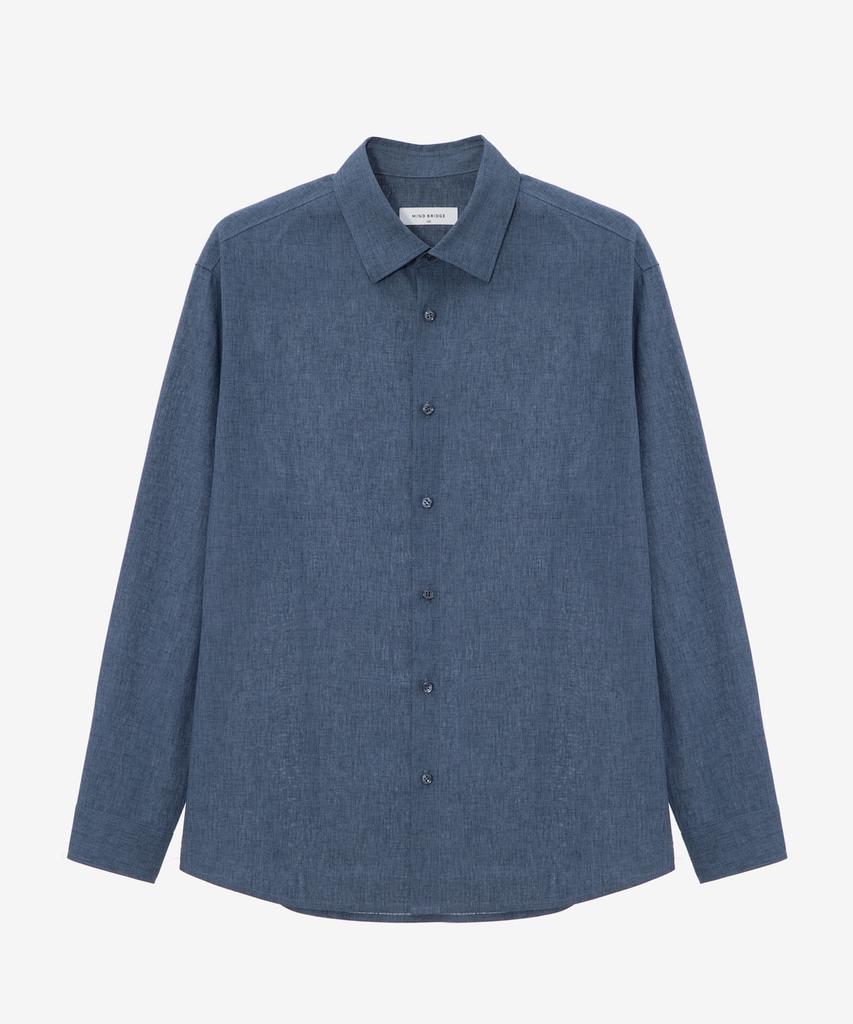 MINDBRIDGE [On] Linen Blend Semi-Oversized Shirt - 6 Colors