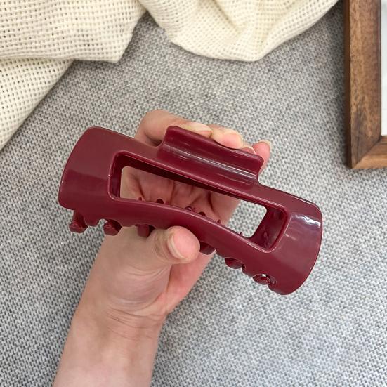 1/4 шт. Женский зажим для волос, мягкий силиконовый, с противоскользящими зубцами, для затылка