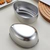 3pcs Easy Clean Steamed Egg Bowl Stainless Steel Steaming Tray Steaming Plate  Kitchen Cooking