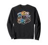 Hot Wheels Monster Truck Sticker-Style Mash-Up Sweatshirt