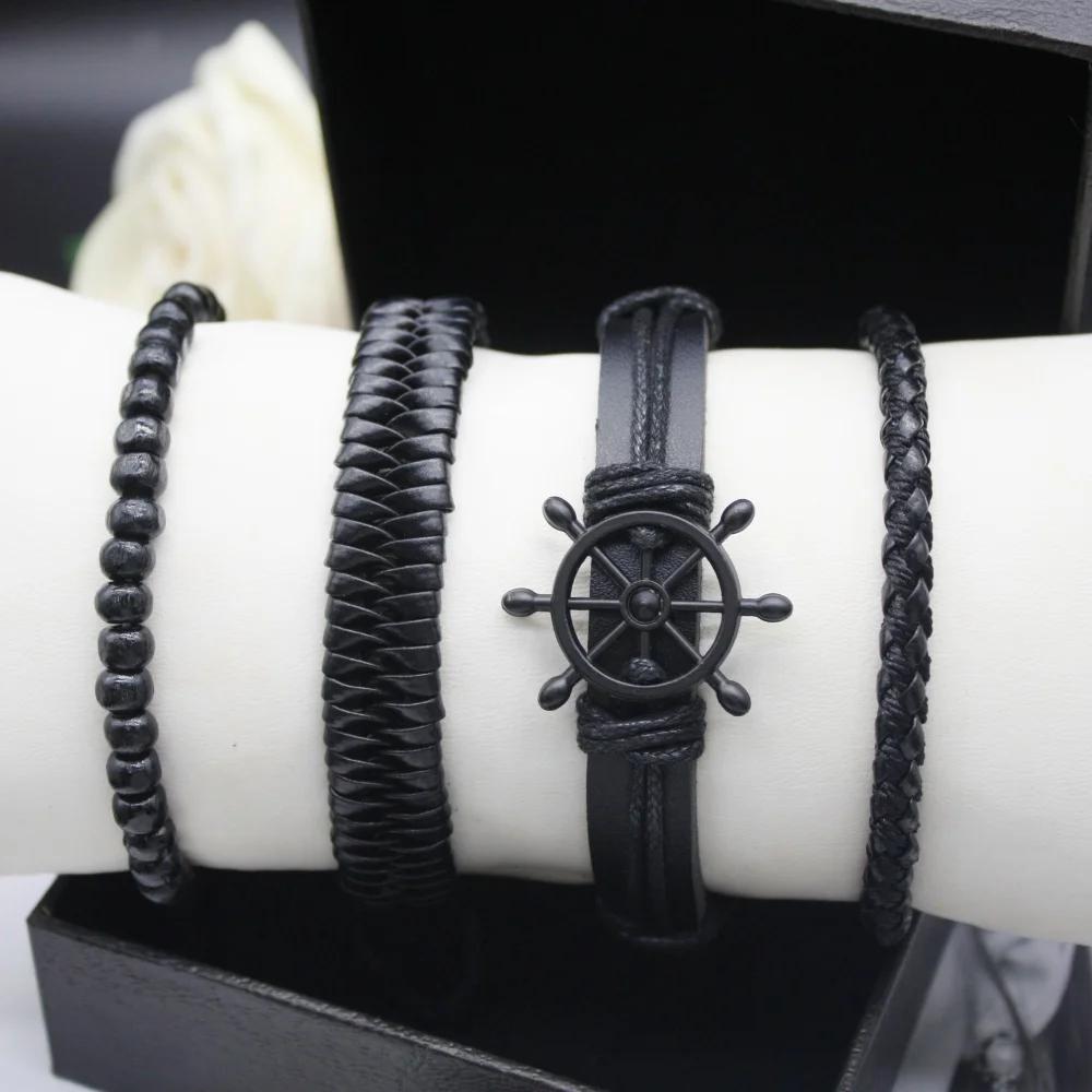 5 шт. набор новых автоматических часов для мужчин модные простые легкие роскошные кварцевые часы браслеты коробка подарок для мужчин