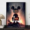 Disney Алмазная живопись Темный готический Микки Маус Иллюстрация DIY Набор для взрослых Искусство и ремесла Декор дома и Подарок