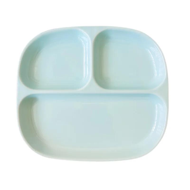 Завтрак Простая керамическая тарелка Безделушка Тарелка Три отделения Микроволновая печь Фрукты Закуска Десерт Тарелка Посуда Кухонные принадлежности