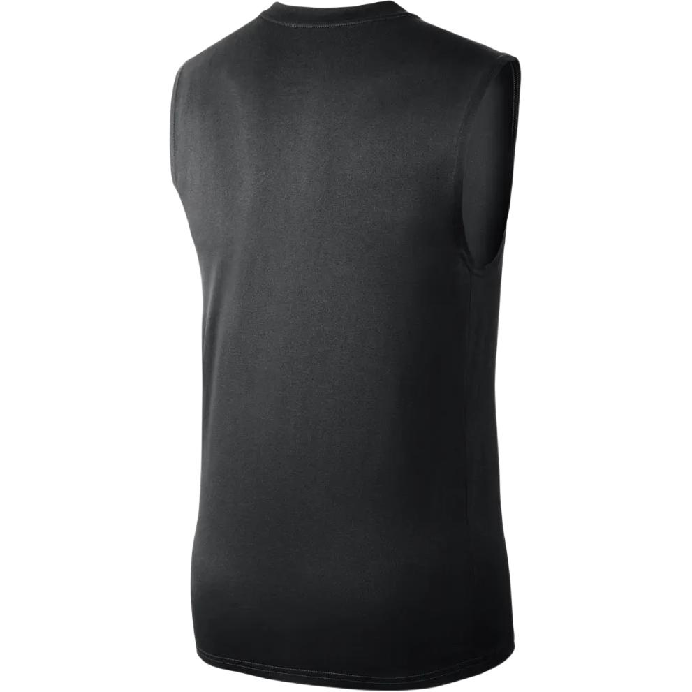 Nike Быстросохнущий безрукавный приятный для кожи трикотажный баскетбольный жилет для мужчин, черный HF7458-010